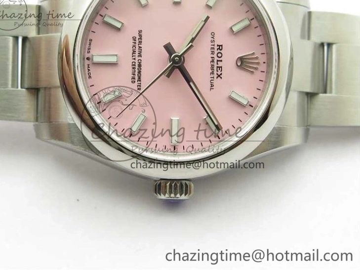 MiroTime 1103 Oyster Perpetual 31mm 277200 EWF Best Edition Pink Dial on SS Bracelet 6T Sophisticated 2776